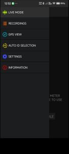Select recordings in EchoMeter