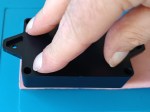 Pressing TypeF base into 8mm foam mat