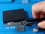 Cutting the drainage notch in the mounts x2